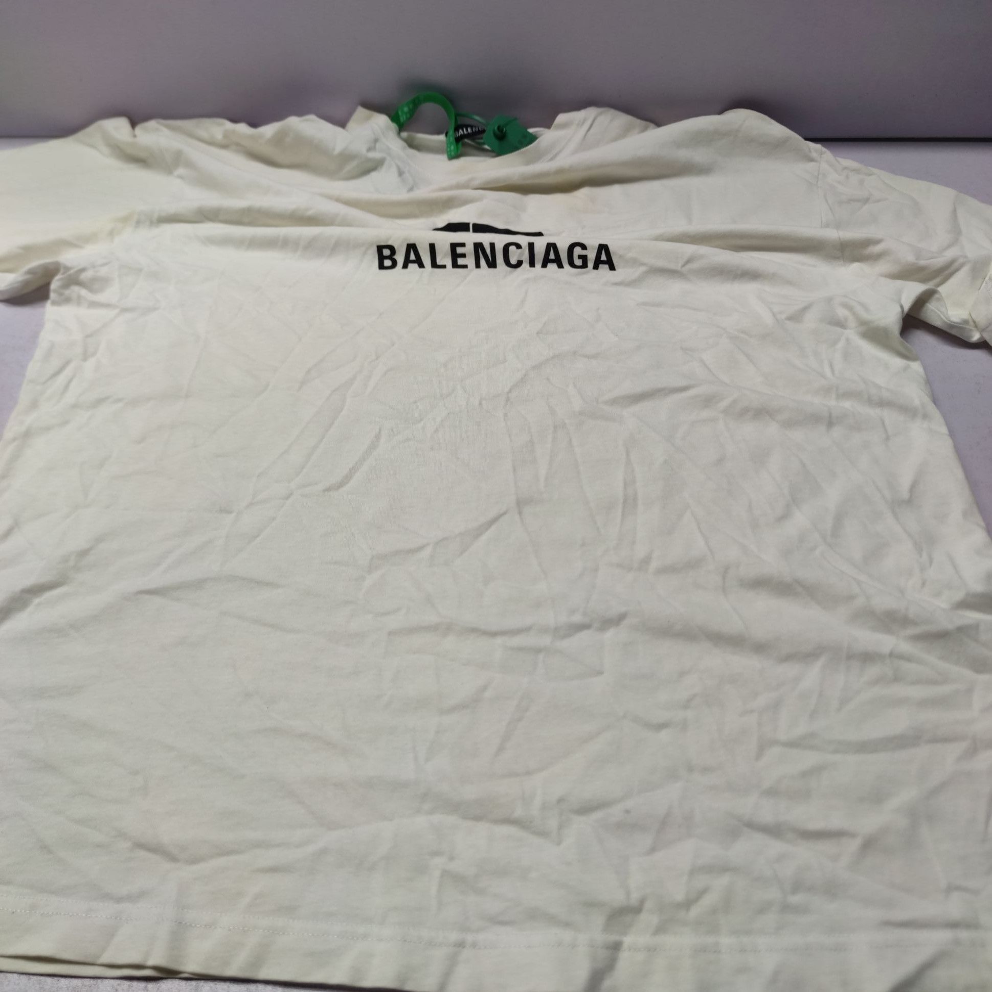 Balenciaga Balenciaga White T-shirt with BB logo-2506 Size US XS / EU 42 / 0 - 1 Thumbnail