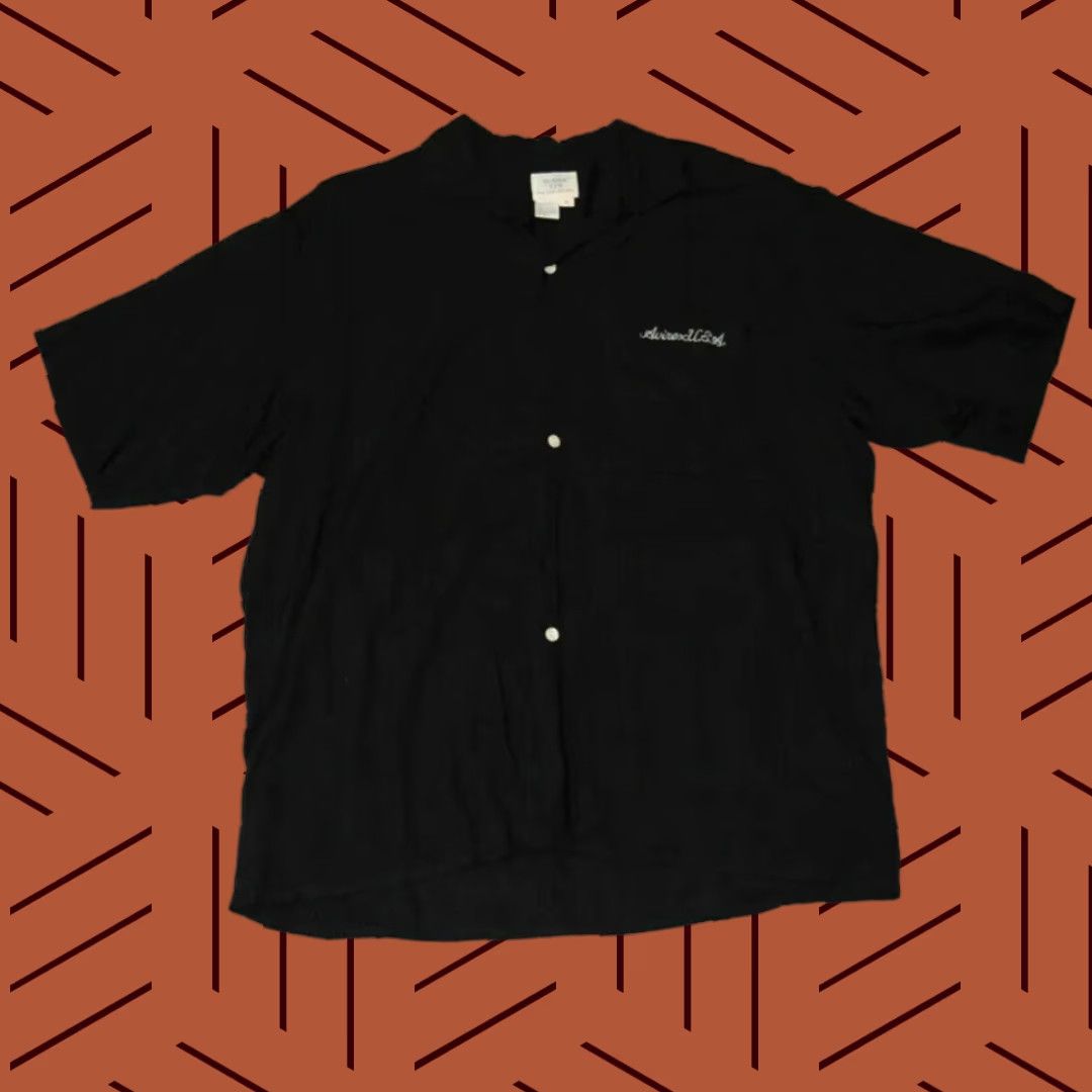 Avirex VINTAGE Avirex Combat Aviation Shirt AIR CAVALRY VIETNAM US DIVISION XL Black Button-Up Camp Collar Men’s Shirt Size US XL / EU 56 / 4 - 1 Thumbnail
