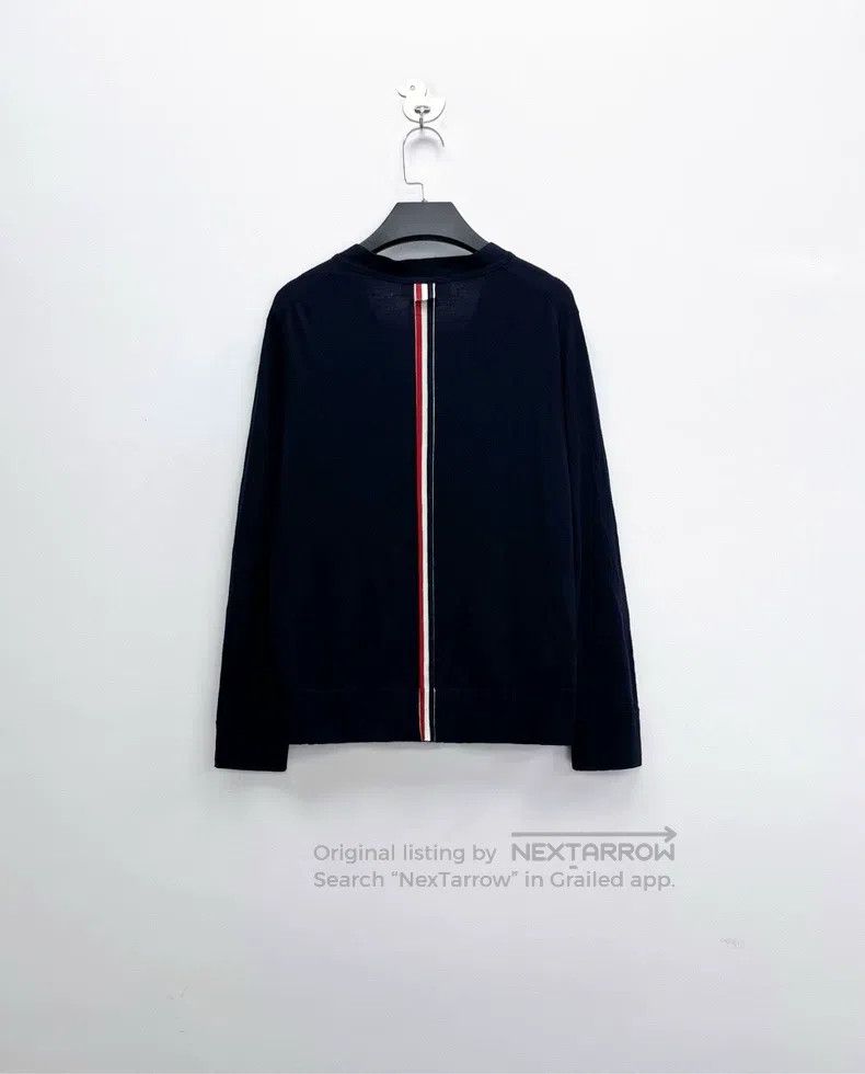 Thom Browne Thom Browne Navy Knit Cardigan Size US M / EU 48-50 / 2 - 2 Thumbnail