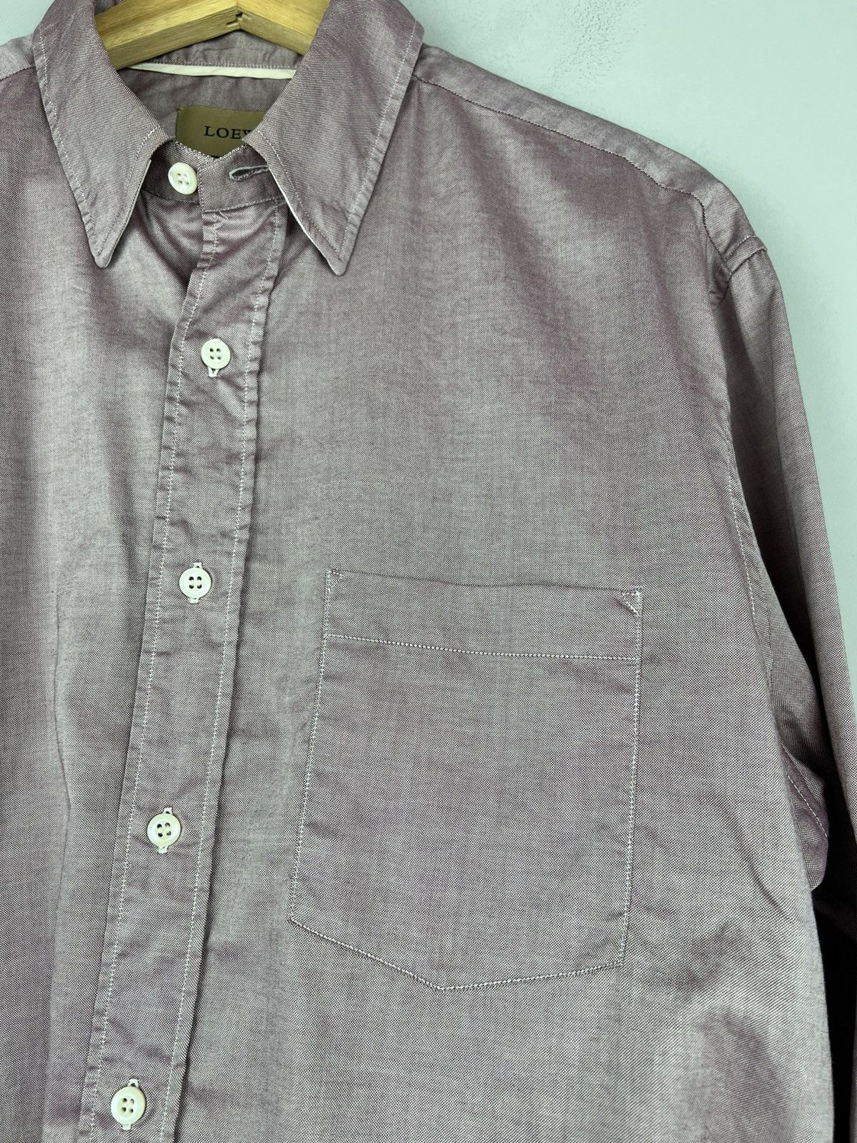 Designer × Loewe Loewe purple Classic Button Up Longsleeve shirt Size US XL / EU 56 / 4 - 10 Thumbnail