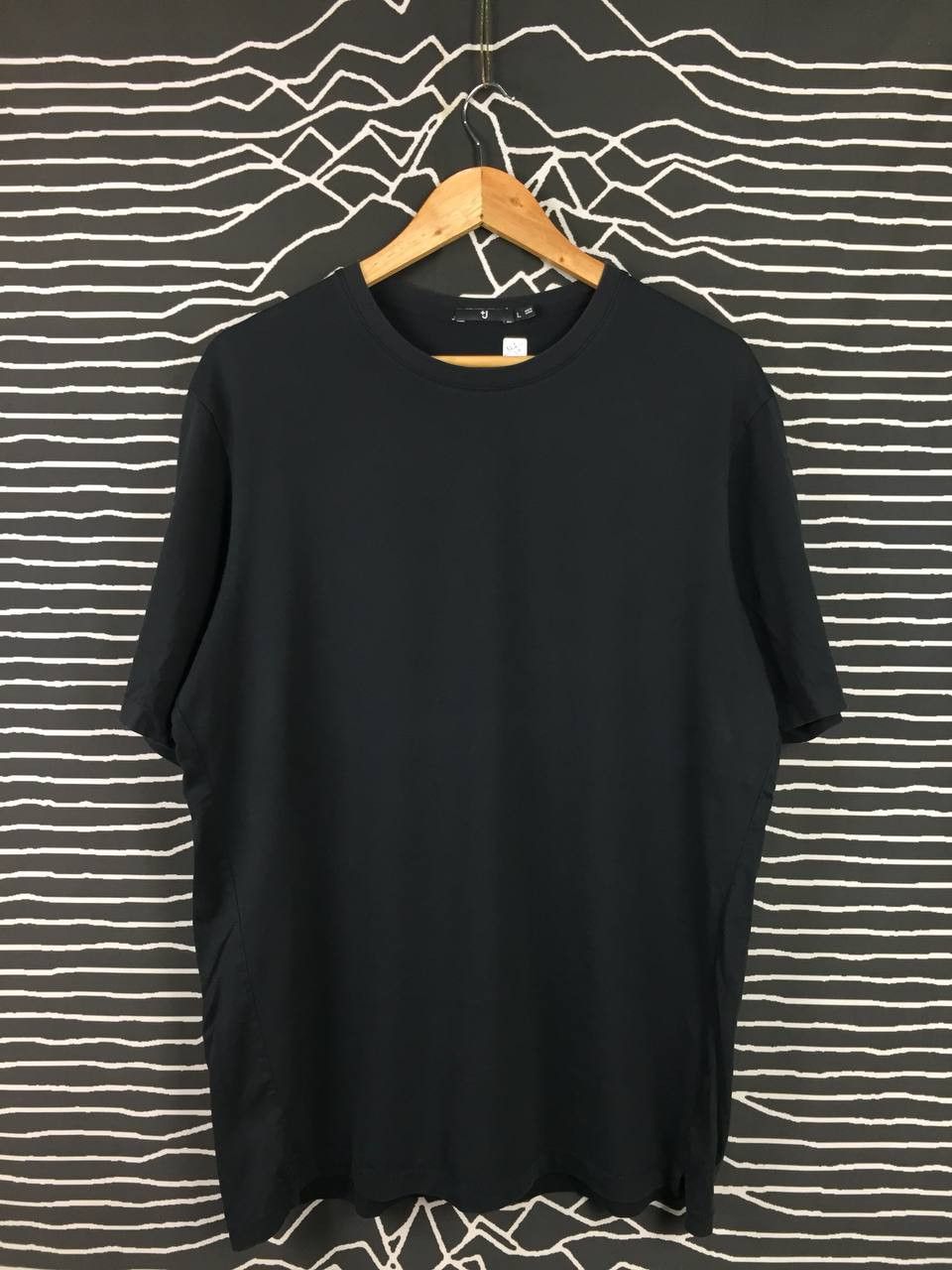 Jil Sander × Uniqlo J+ Jil Sander Essential Casual Black Tee Size US L / EU 52-54 / 3 - 1 Thumbnail