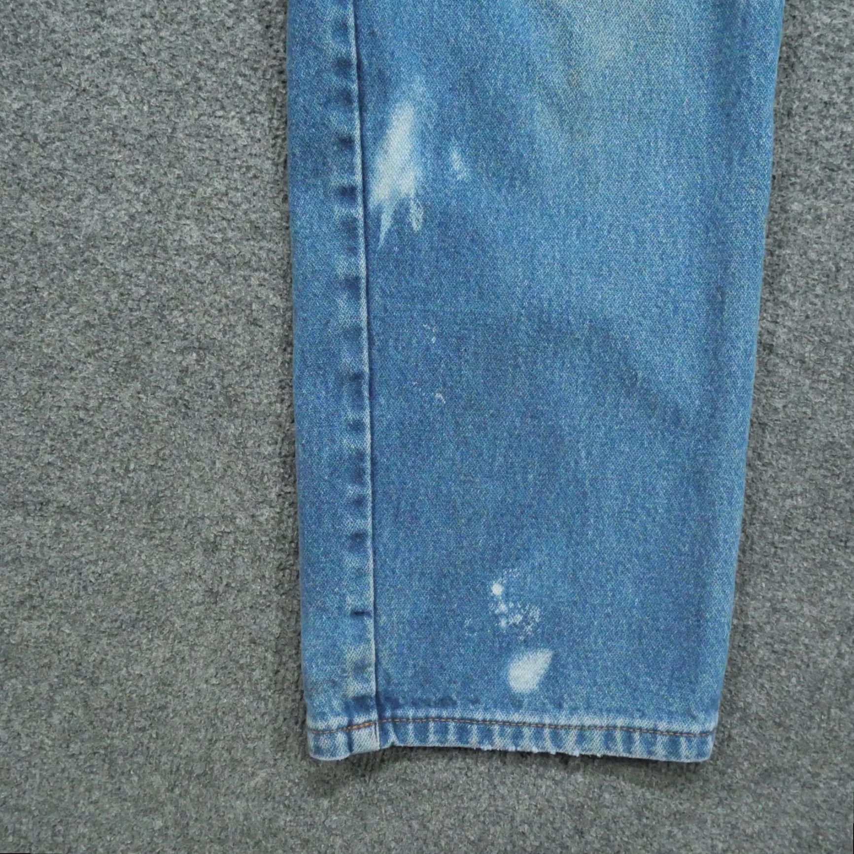 Wrangler VINTAGE Wrangler Jeans Mens 32x24 Blue Pants Distressed Grunge 936PWD Wrangler Cowboy Cut 5-Pocket Denim Jeans Mens Regular Blue 90s Cowboy Size US 36 / EU 52 - 4 Thumbnail