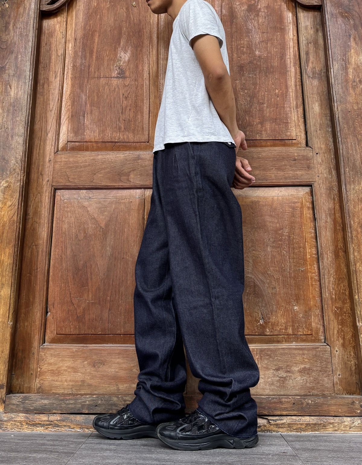 Comme des Garcons Homme FREE TAX! BNWT 90s Indigo Denim Trousers - 30” Size US 30 / EU 46 - 13 Thumbnail