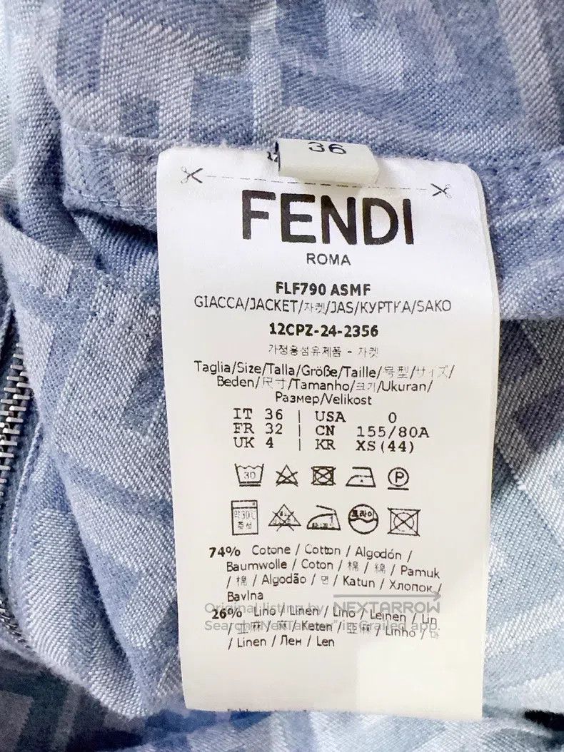 Fendi Fendi Spring/Summer 2025 Denim Jacket Size XS / US 0-2 / IT 36-38 - 4 Thumbnail