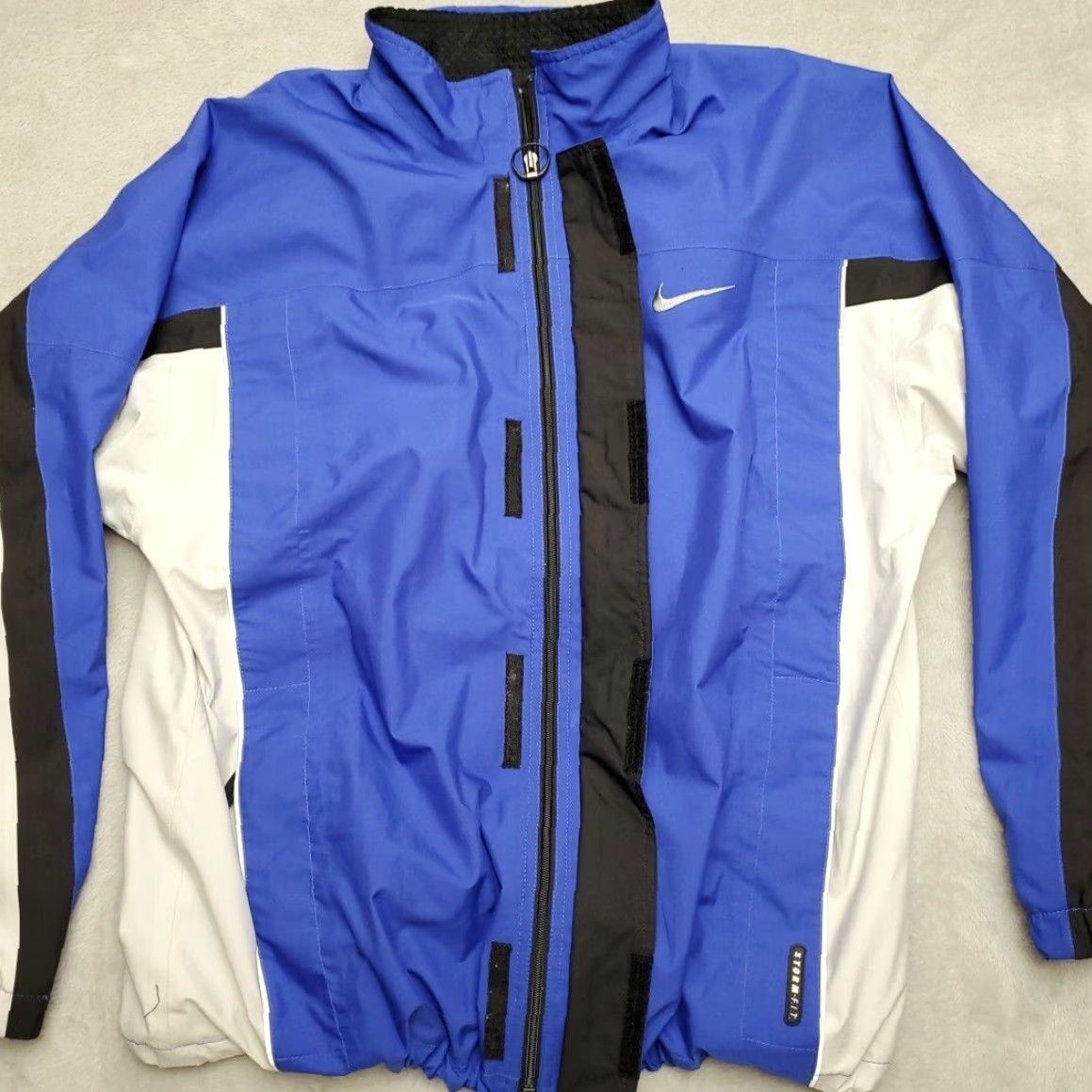 Nike VINTAGE Nike Jacket Mens XL Blue Storm Fit Windbreaker 1996 NYC Marathon 90s y2k Size US XL / EU 56 / 4 - 3 Thumbnail