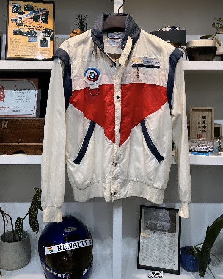 image of Style Auto Jacket/vest (Bmw) in White, Men's (Size Large)