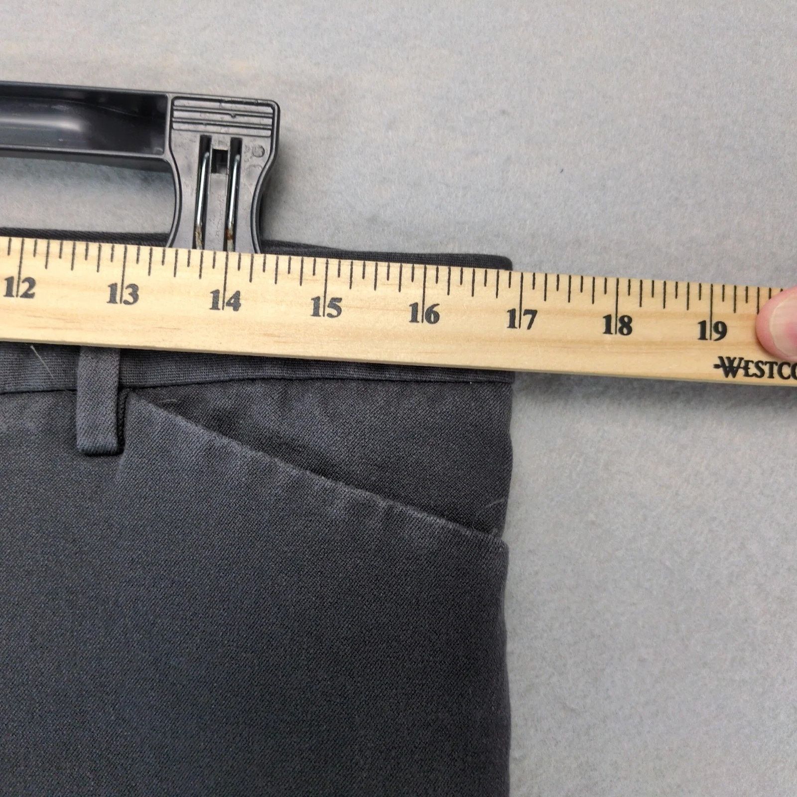 Gap Y2K Gap Slim Cropped Stretch Pants Women's 12 34x25" Black Size 34" / US 12 / IT 48 - 3 Thumbnail
