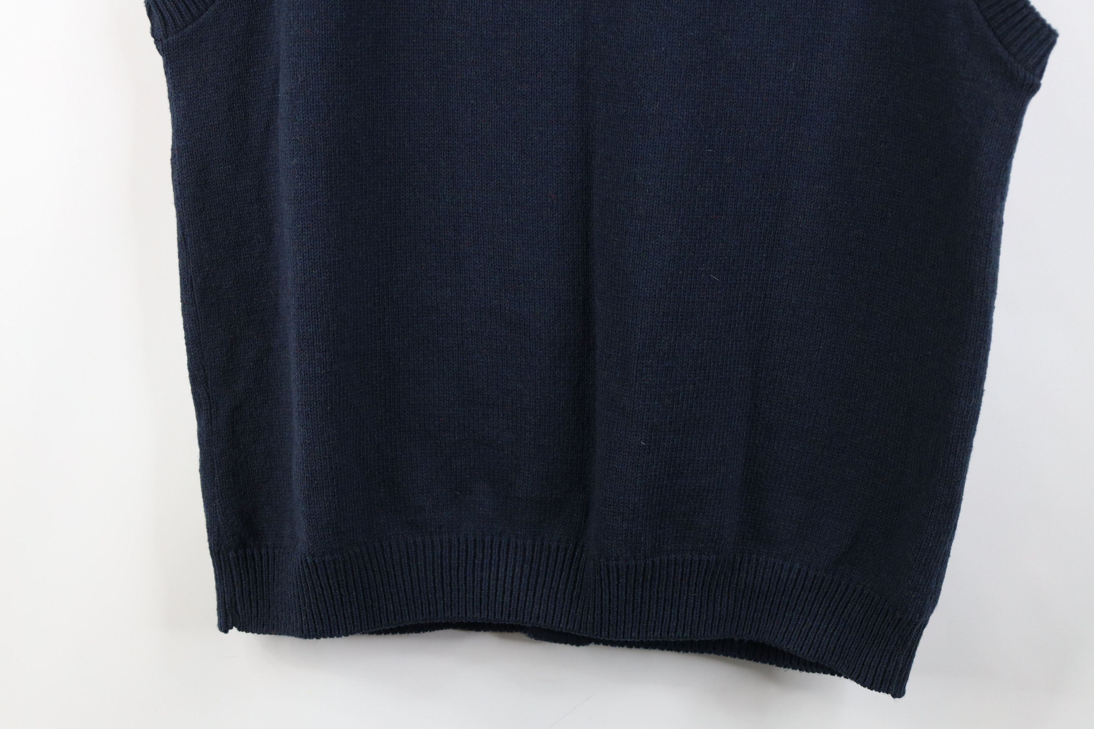 Brooks Brothers Vintage Brooks Brothers Pima Cotton Knit Sweater Vest Black Size US XL / EU 56 / 4 - 11 Thumbnail