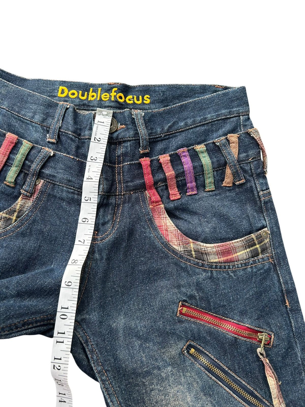 Kapital Flare Double Waist Punk Bondage Japanese Style Denim Jeans Size US 32 / EU 48 - 20 Thumbnail
