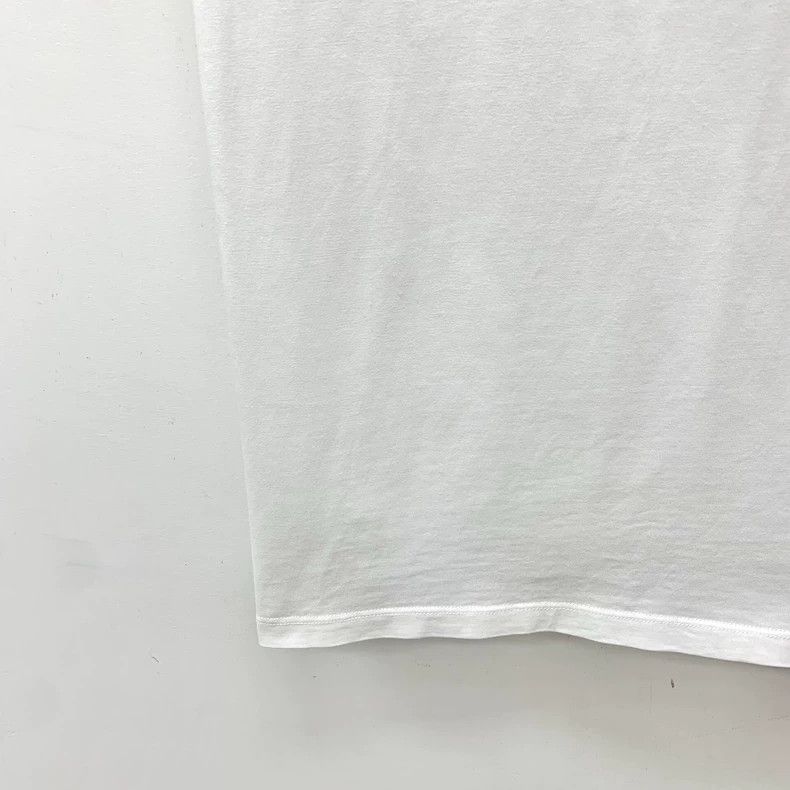 Loewe Loewe White logo embroidered cotton round neck short sleev Size S / US 4 / IT 40 - 4 Thumbnail