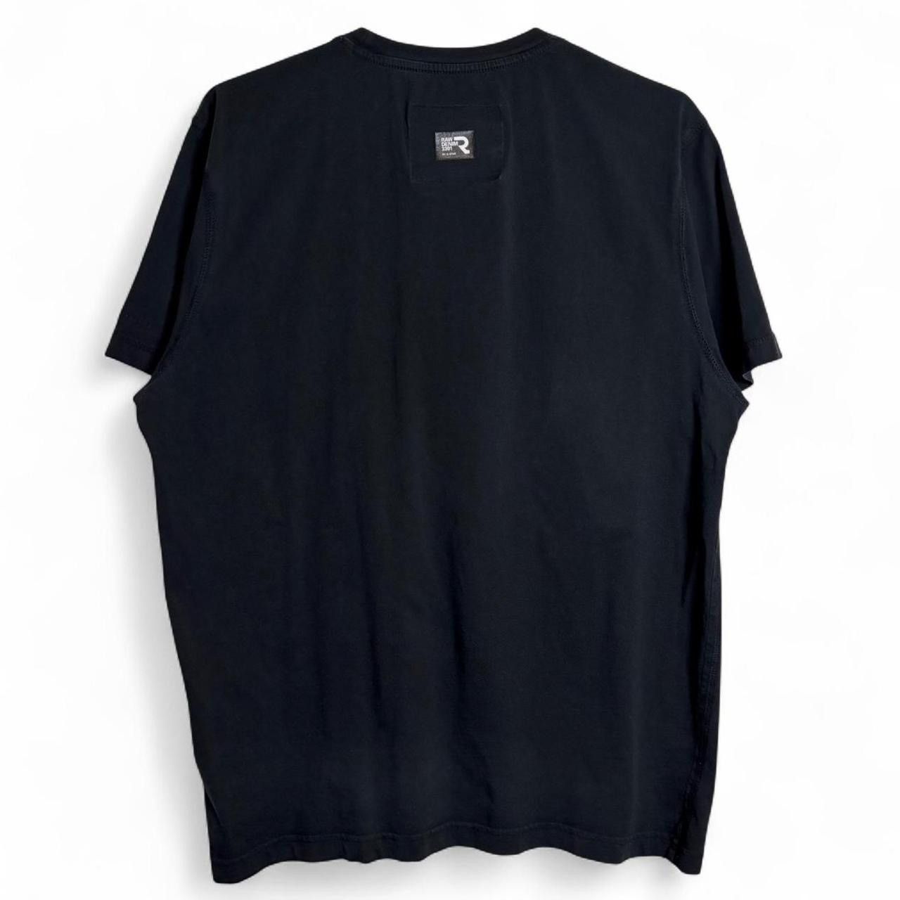 G-Star G-Star Raw Black Embroidered Chain Stitched Graphic Tee - XL Size US XL / EU 56 / 4 - 7 Thumbnail