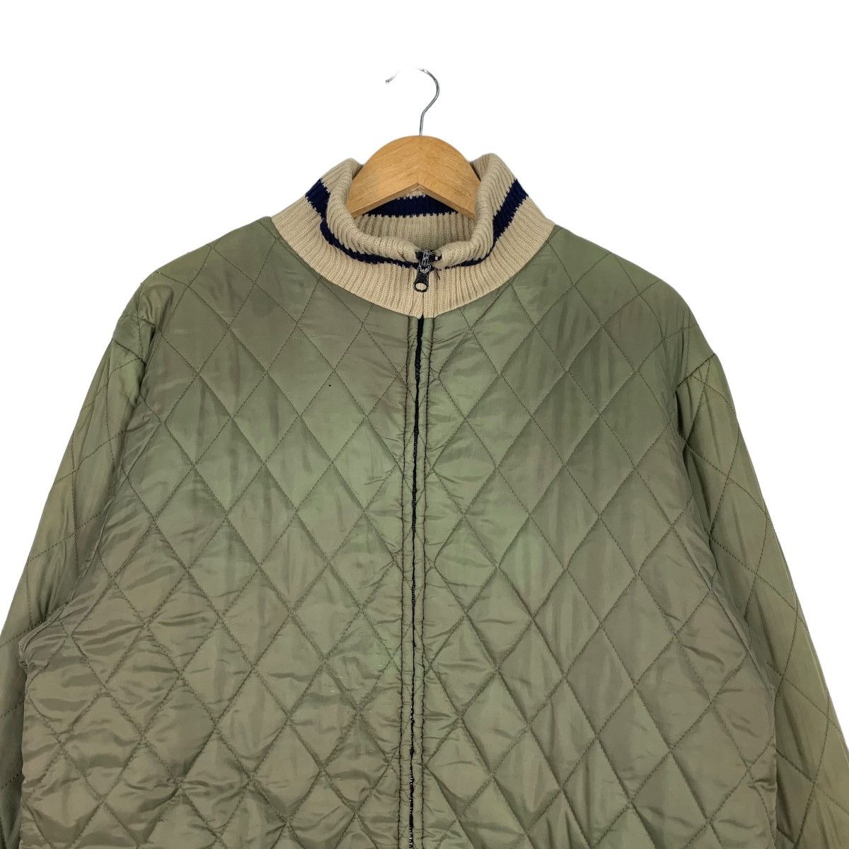 Japanese Brand FIRST PARKING Quilted Fleece Reversible Jacket #0946-C42 Size US M / EU 48-50 / 2 - 2 Thumbnail