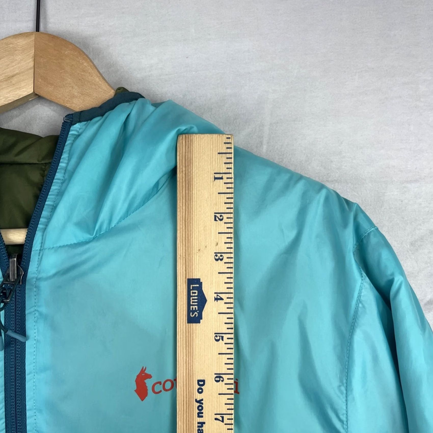 Cotopaxi Cotopaxi Jacket Mens Medium Blue Green Teca Calido Reversible Hooded Insulated Size US M / EU 48-50 / 2 - 6 Thumbnail