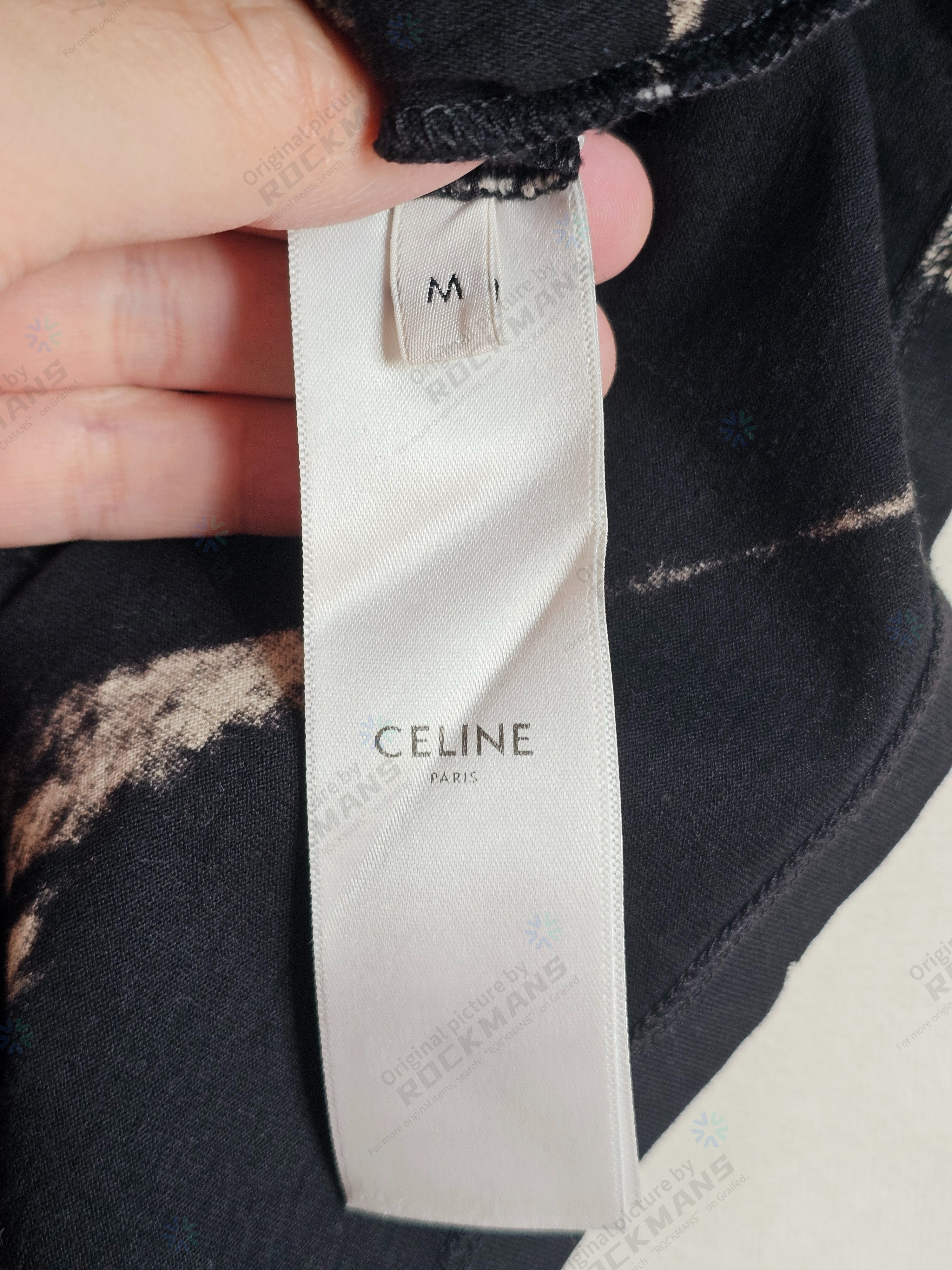 Celine CELINE Men's Tie-Dye Oversize T-Shirt Size M Size US M / EU 48-50 / 2 - 6 Thumbnail