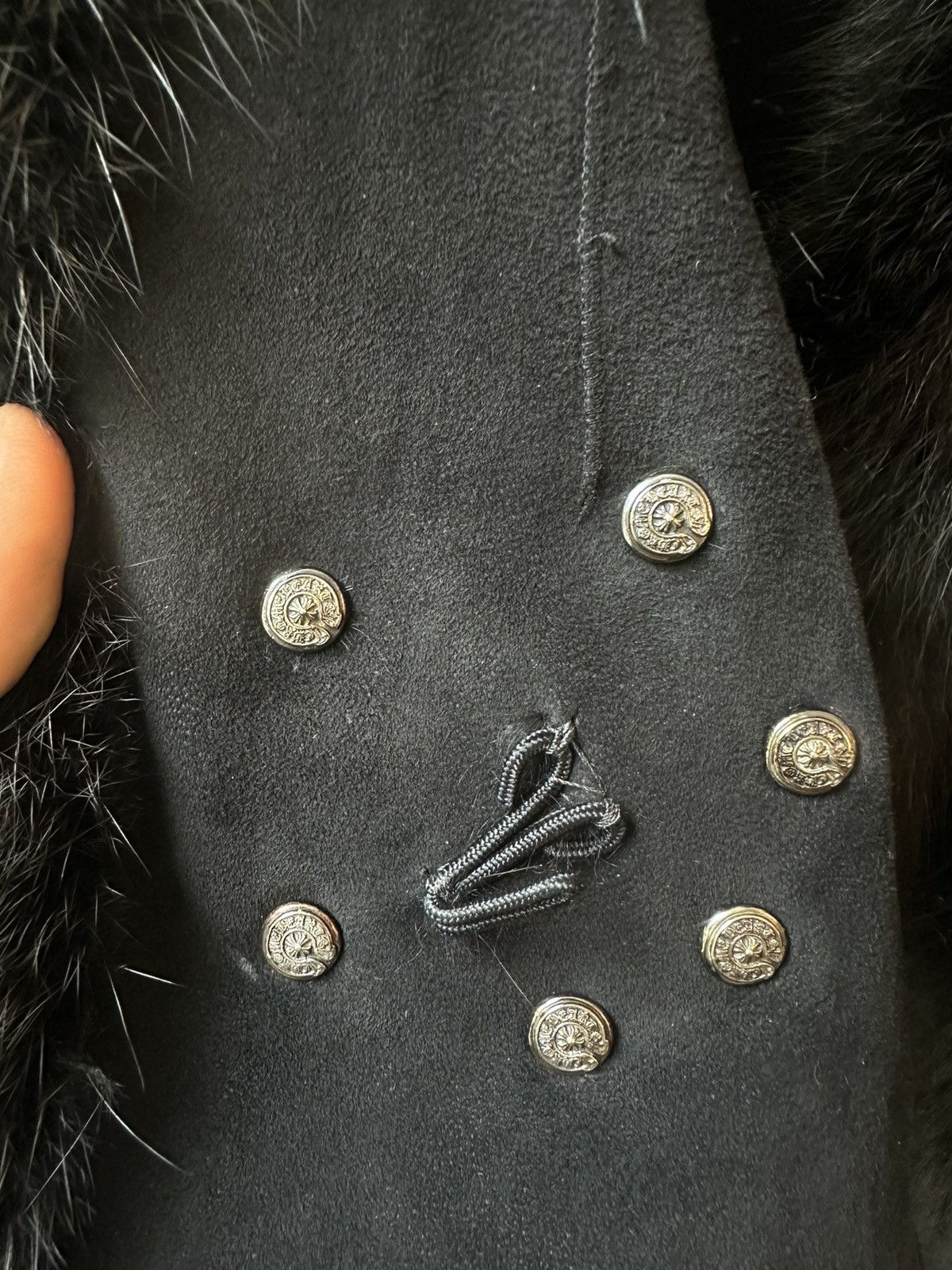 Chrome Hearts 1 of 1 CHROME HEARTS x RICK OWENS FOX FUR JACKET Size S / US 4 / IT 40 - 5 Thumbnail