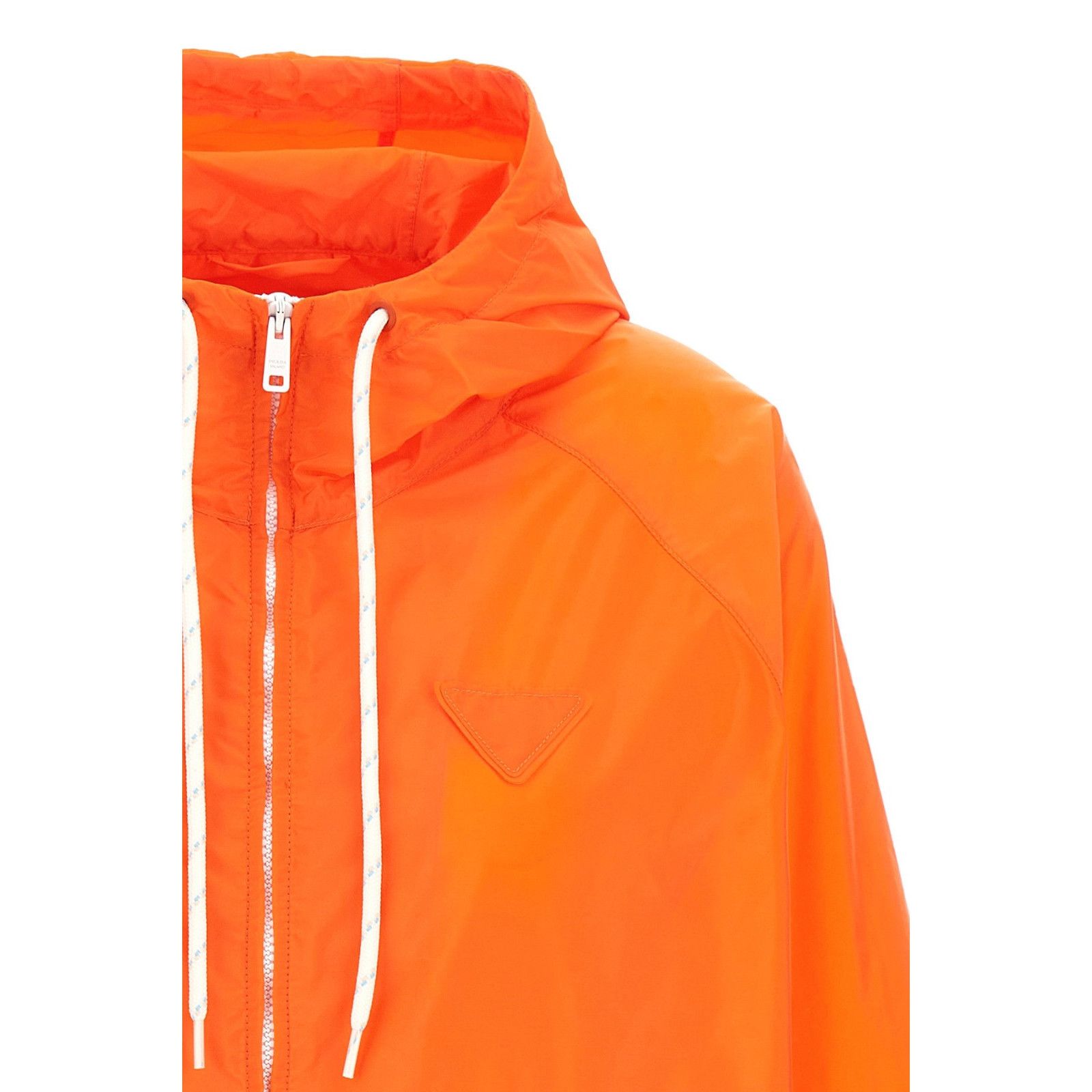 Prada PRADA Re-Nylon Orange Waterproof Jacket New & Authentic (Wom Size XS / US 0-2 / IT 36-38 - 3 Thumbnail