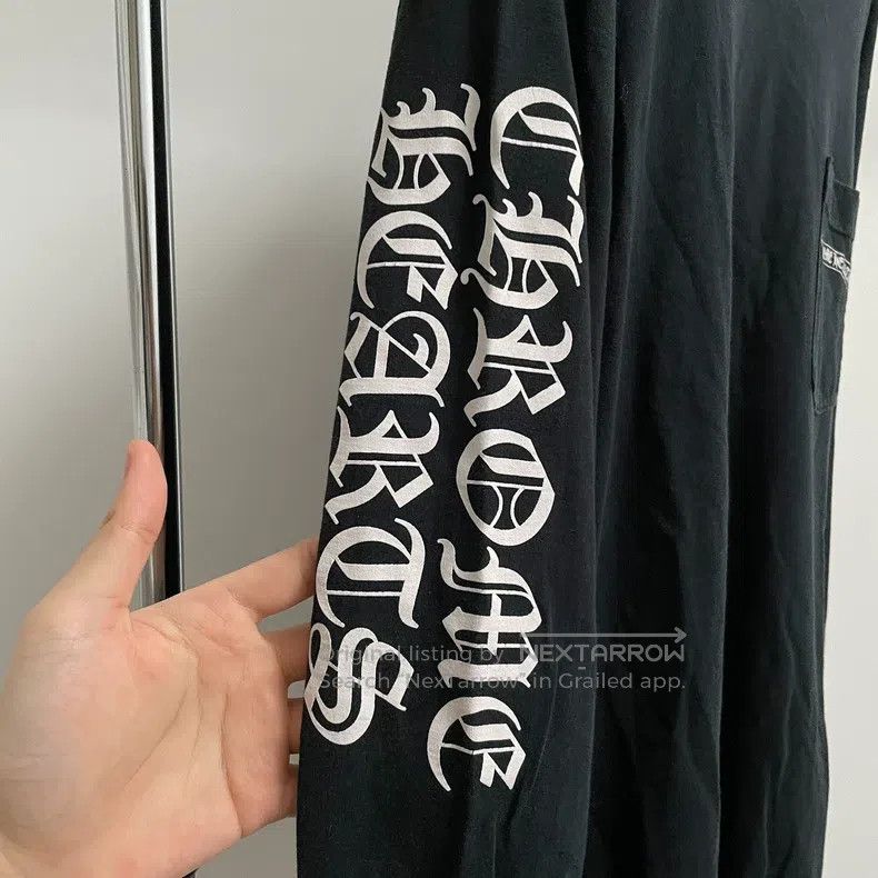 Chrome Hearts CHROME HEARTS Size L Black scroll arm Sanskrit back dark cr Size US L / EU 52-54 / 3 - 4 Thumbnail