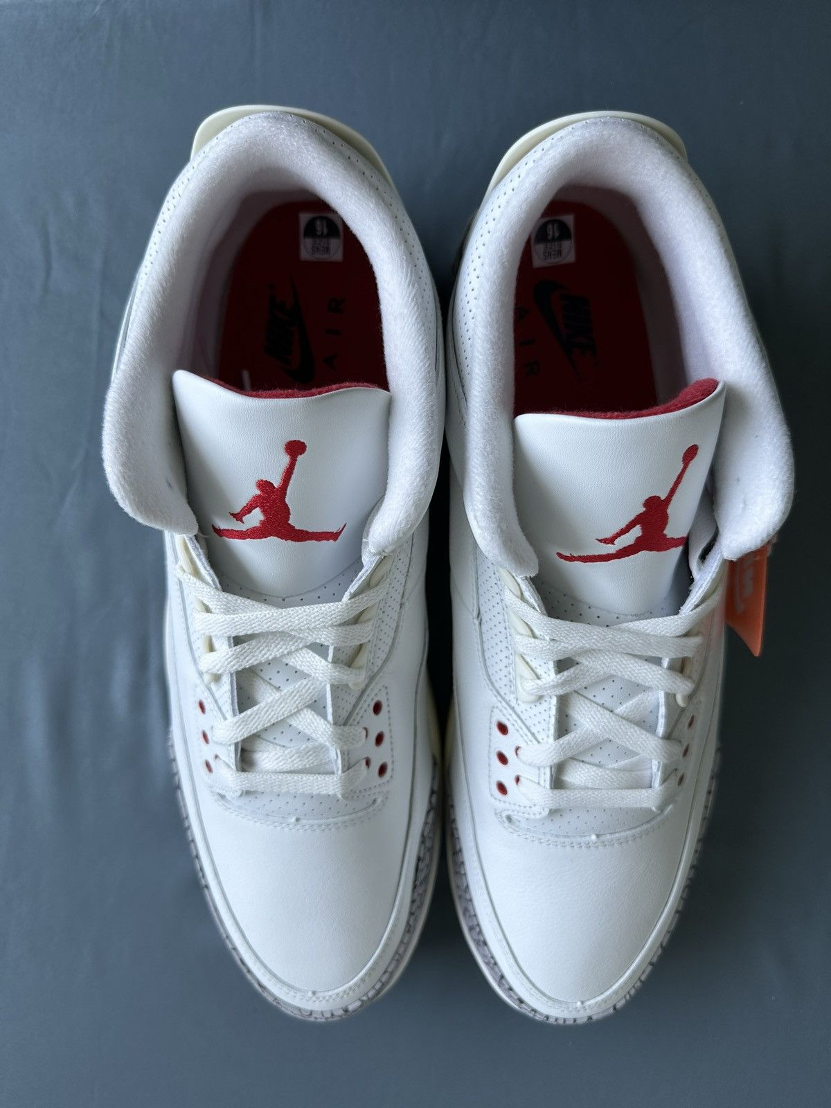 Jordan Brand × Nike Air Jordan Retro Imagined “ White Cement” Size 16 Size US 15 / EU 48 - 4 Thumbnail