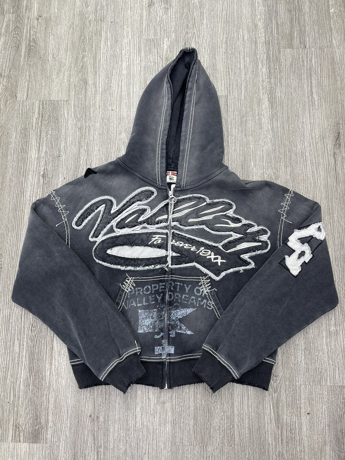 Vale Vale religion zip up hoodie black/white Size US S / EU 44-46 / 1 - 1 Thumbnail
