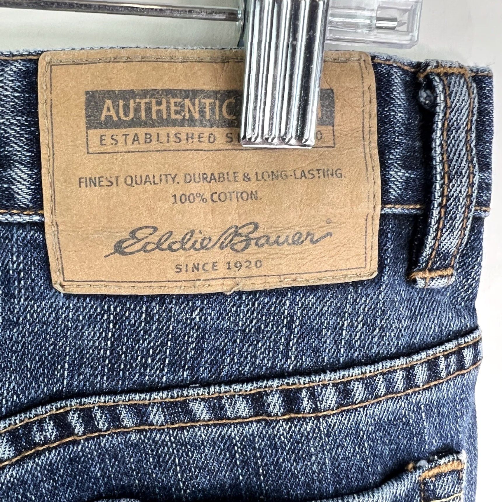 Eddie Bauer Eddie Bauer Jeans Women Blue 30X32 Reg Fit Straight Leg Denim Size 8 Size 30" / US 8 / IT 44 - 6 Thumbnail