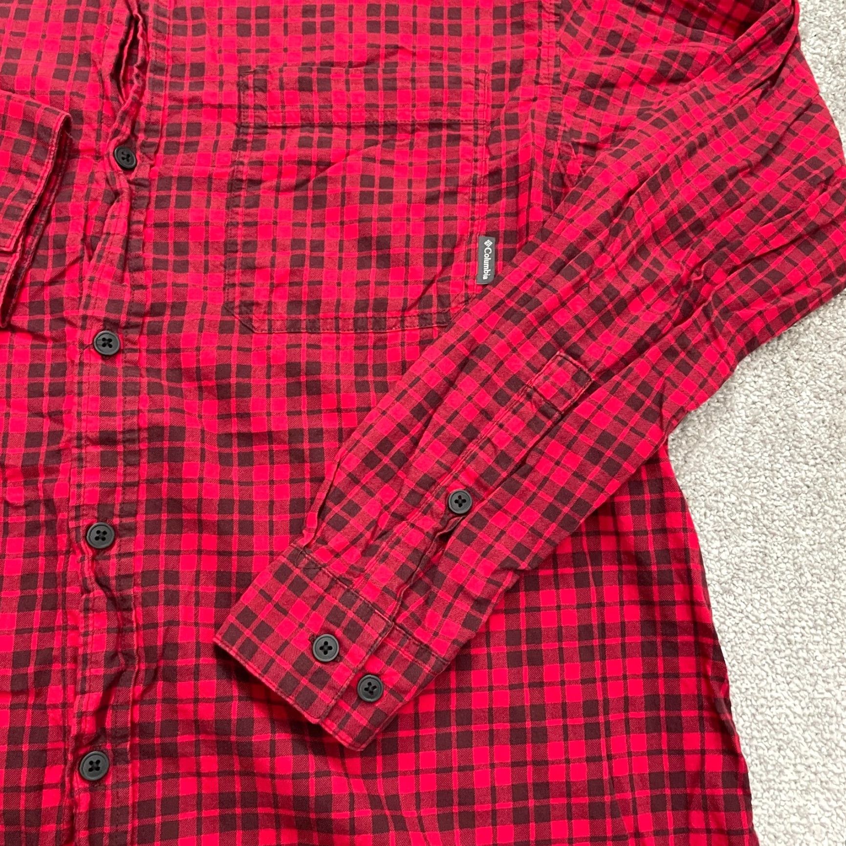 Vintage Columbia Out And Back Flannel Shirt Men’s XL Red Plaid Long Sleeve Casual Button-Up Outdoor Fishing Size US XL / EU 56 / 4 - 4 Thumbnail
