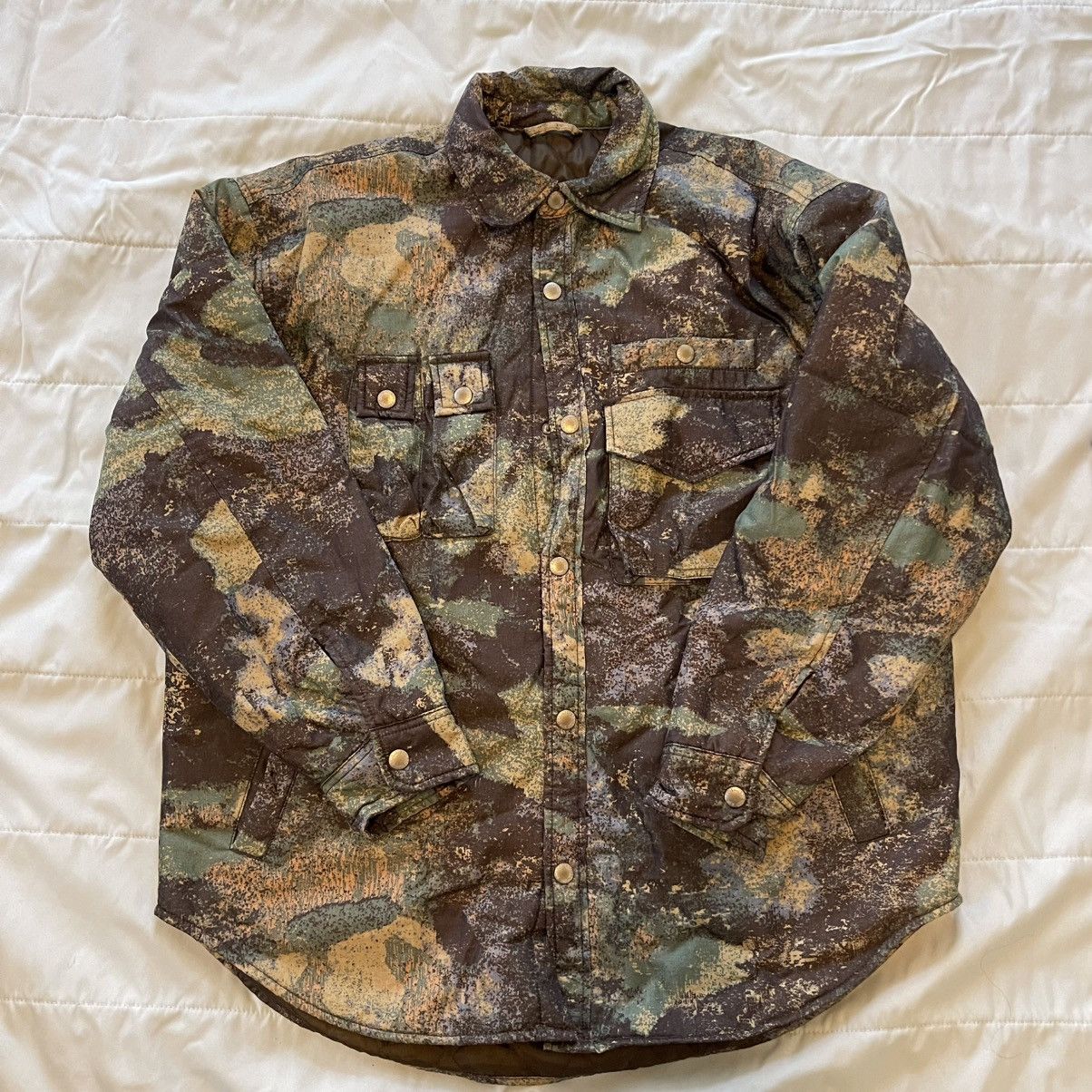 Urban Outfitters BDG urban Outfitters Men's Rip­stop Camo Jack­et Size Medium Size US M / EU 48-50 / 2 - 2 Thumbnail