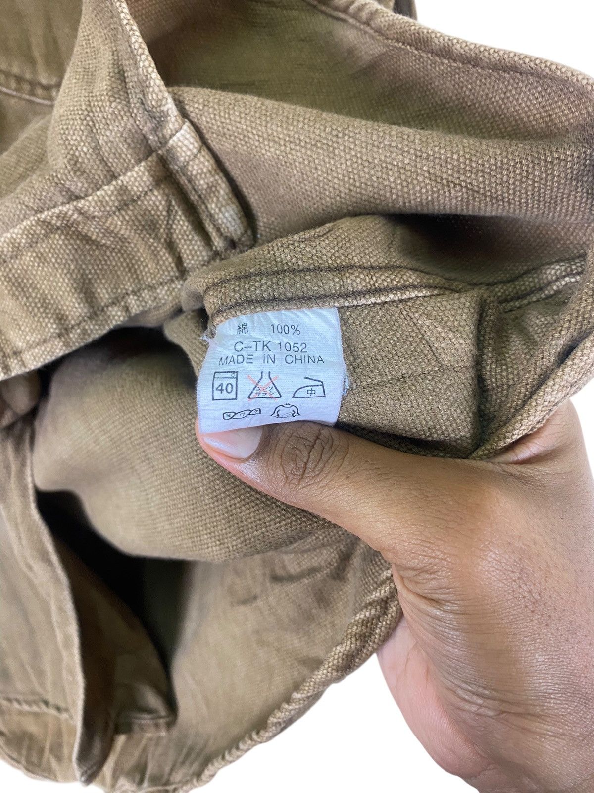 Japanese Brand × Vintage Vintage Japanese Brand Natural Project Duck Canvas LS Shirt Size US M / EU 48-50 / 2 - 14 Thumbnail