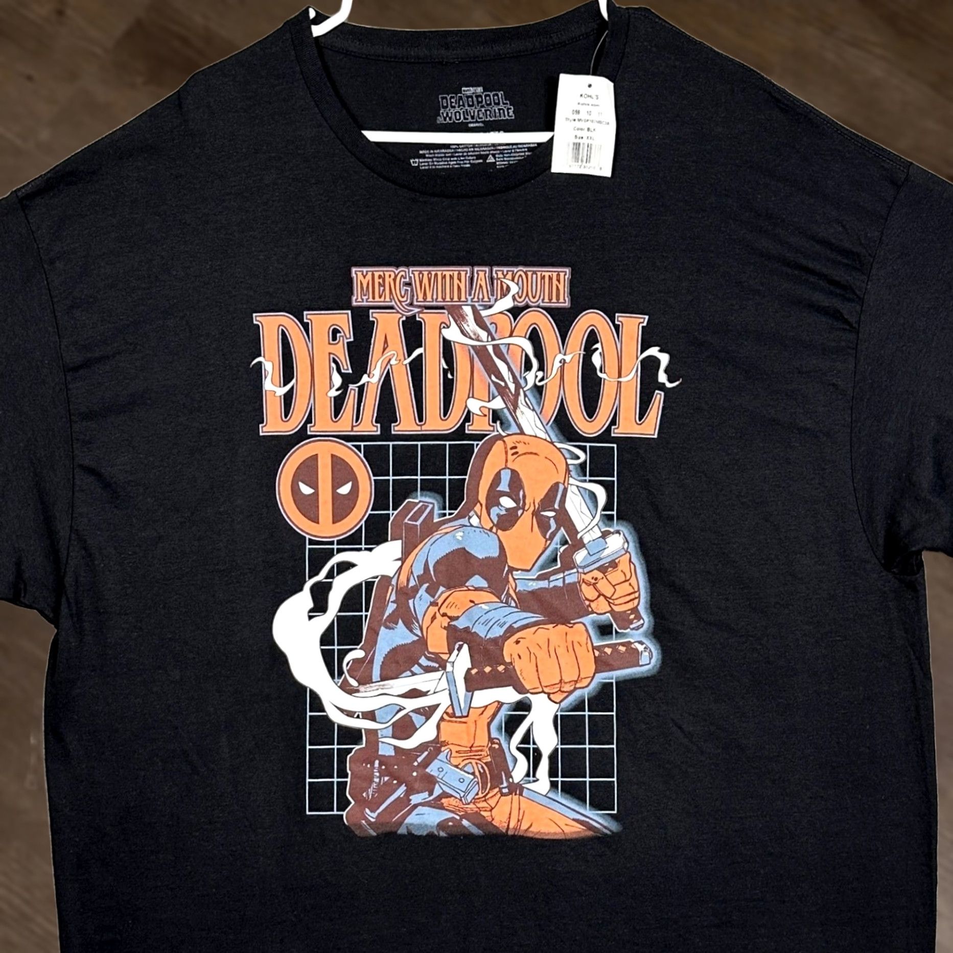 Vintage Marvel Deadpool Wolverine Graphic Tee Shirt 2XL Mens Black Crew Neck Short Sleeve T-Shirt Size US XXL / EU 58 / 5 - 1 Thumbnail
