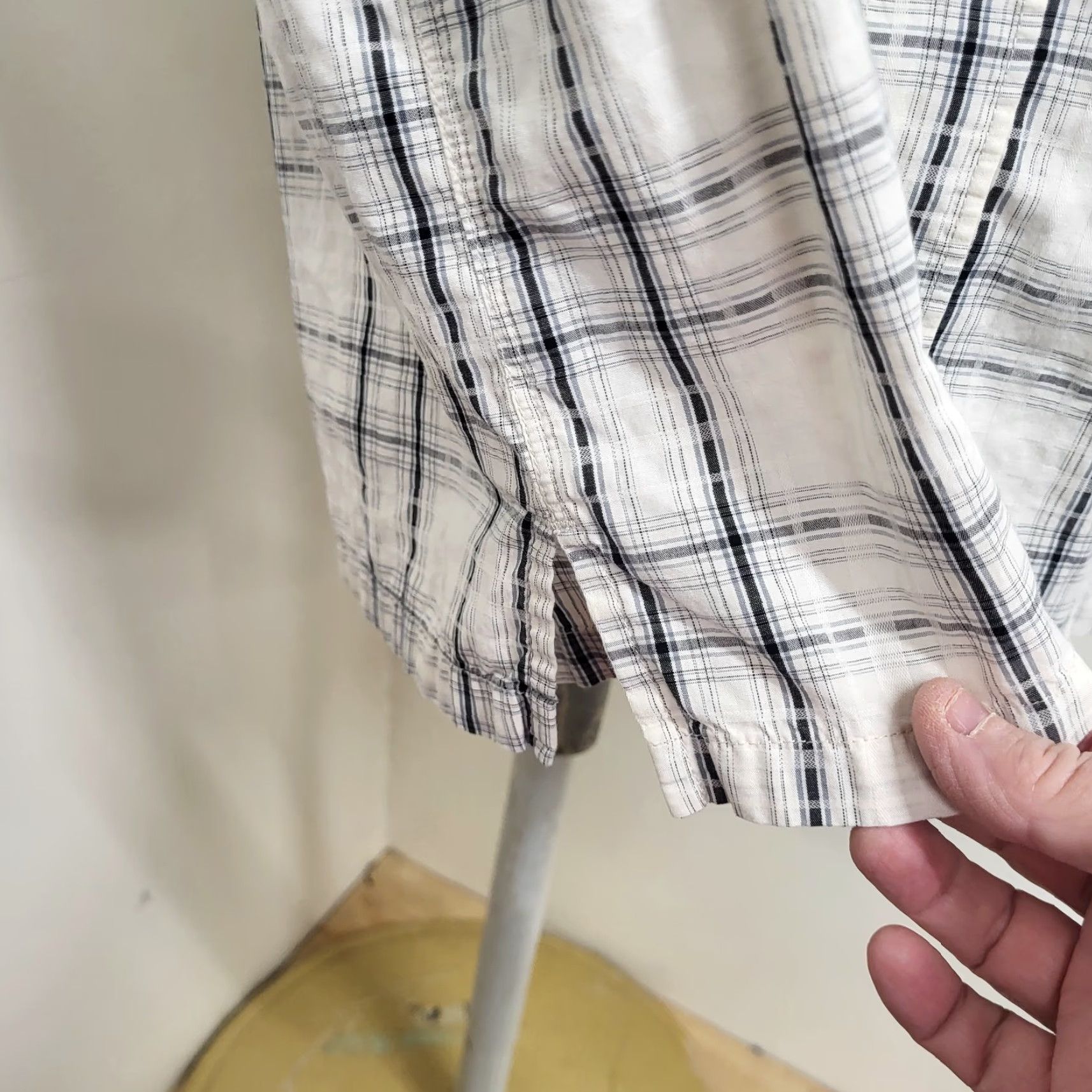 Vintage Columbia Shirt Men's XXL White Tartan Plaid Short Sleeve Button-Up Outdoor Casual Shirt Womens? Size US XXL / EU 58 / 5 - 4 Thumbnail
