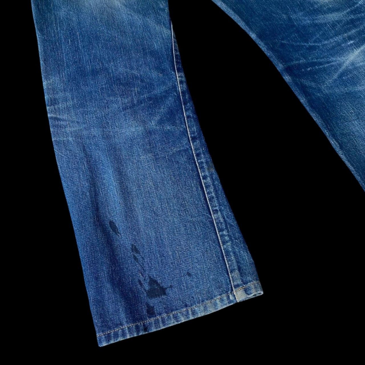 Okura VINTAGE OSAKA OKURA IRON HR MARKETT SELVEDGED DISTRESSED Size US 30 / EU 46 - 10 Thumbnail