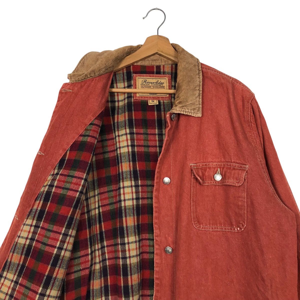 Japanese Brand 📌Vintage Chore Work Jacket Blanket River Edge Issey Miyake Size US XL / EU 56 / 4 - 13 Thumbnail