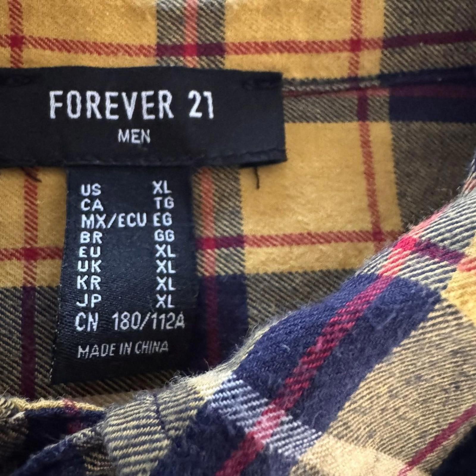 Forever 21 FOREVER 21 • VNTG Multicolor Flannel (XL) Size US XL / EU 56 / 4 - 2 Thumbnail