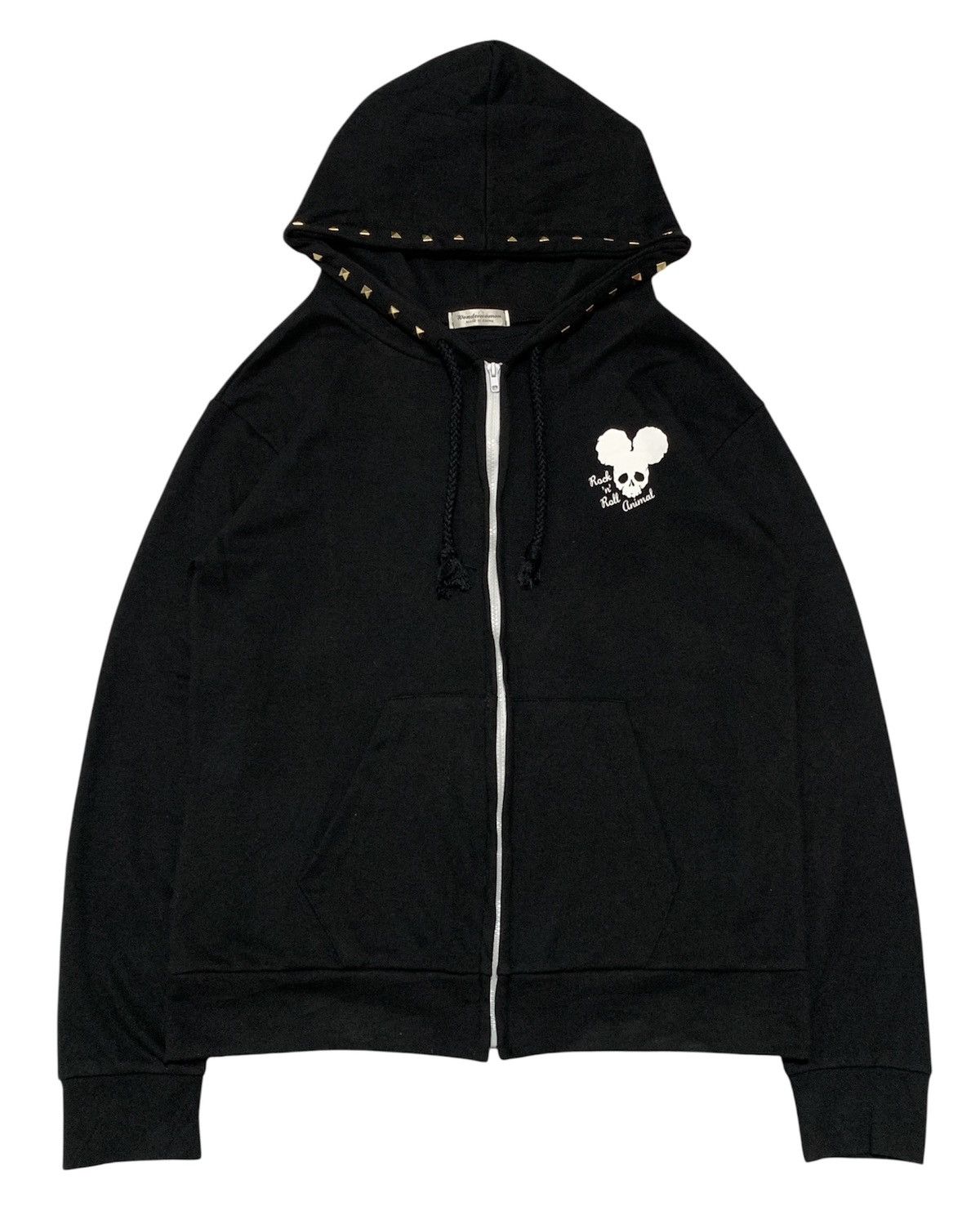20471120 Vkei Style Wonderwoman Crossbone ifsix Punk LGB Zip