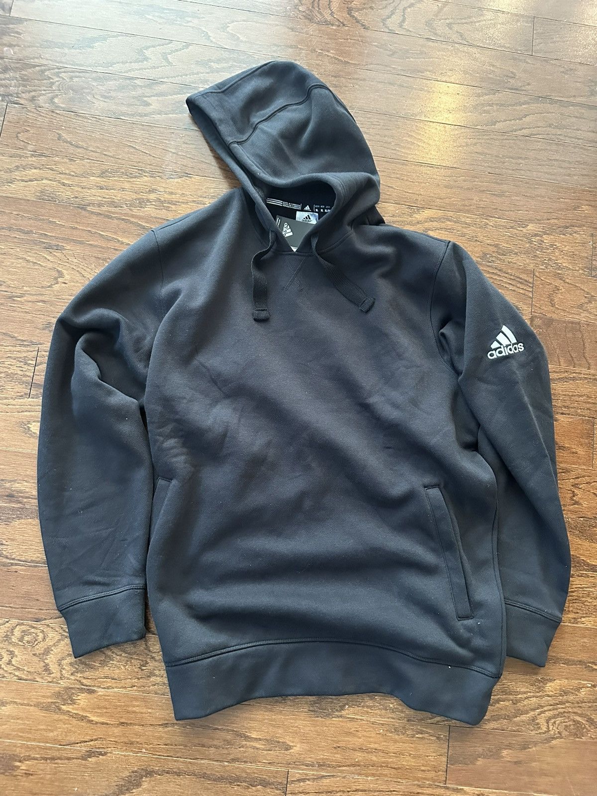 Adidas Adidas Fleece Hoodie Size US XL / EU 56 / 4 - 2 Thumbnail