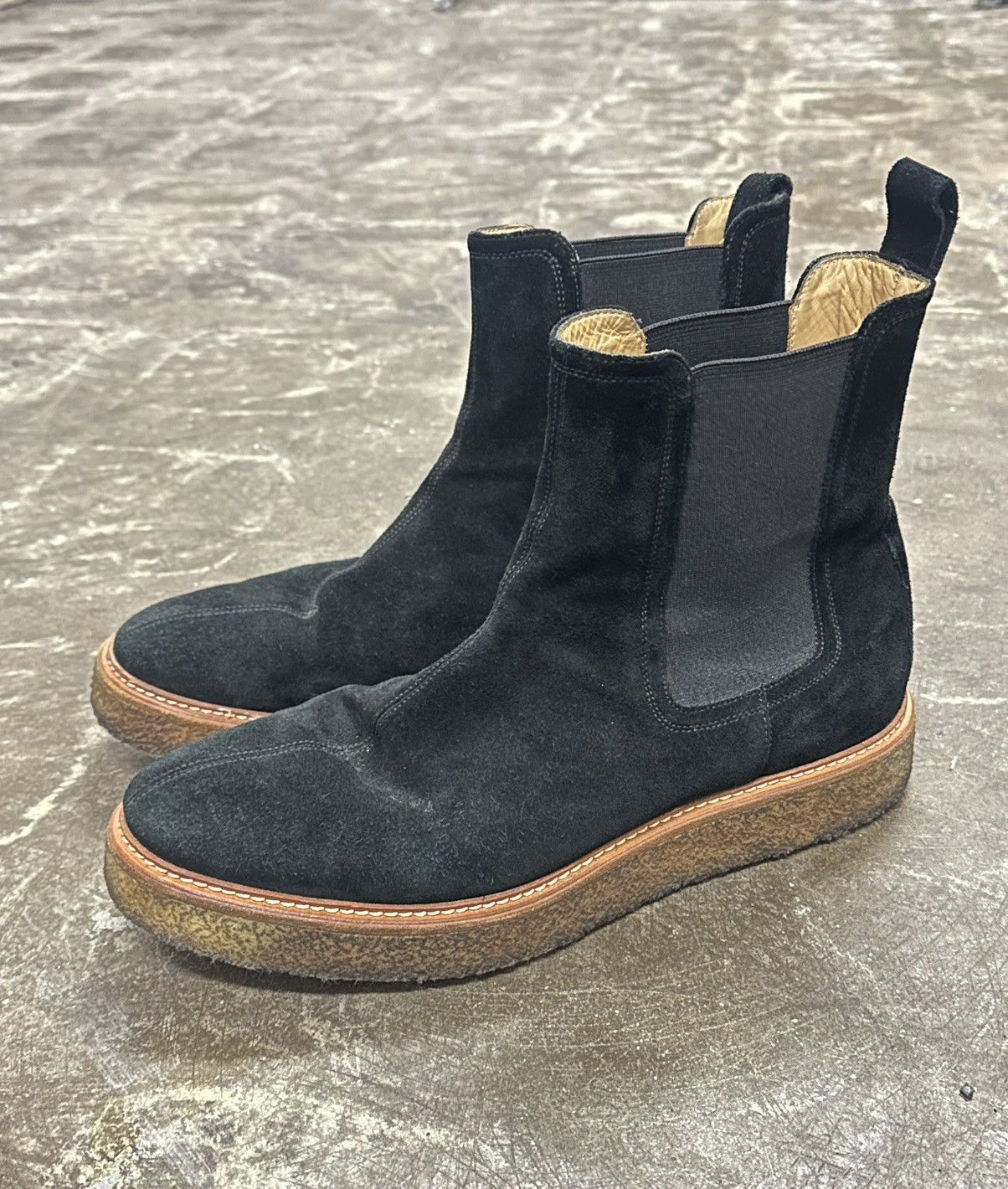 Represent Clo. Represent Suede Chelsea Boot in Black Size 10 Made in Italy Size US 10 / EU 43 - 1 Thumbnail
