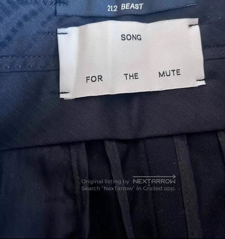 Song For The Mute SONG FOR THE MUTE Nine-pointed trousers Size US 34 / EU 50 - 2 Thumbnail
