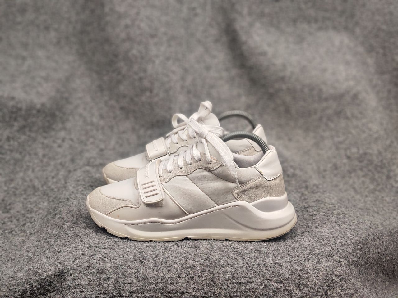 Burberry Burberry Ramsey Trainers Logo White Low-Top Sneakers Size US 7.5 / IT 37.5 - 10 Thumbnail