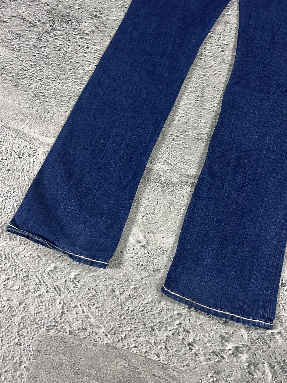 True Religion True Religion jeans flared vintage denim pants navy blue Size 28" / US 6 / IT 42 - 5 Thumbnail