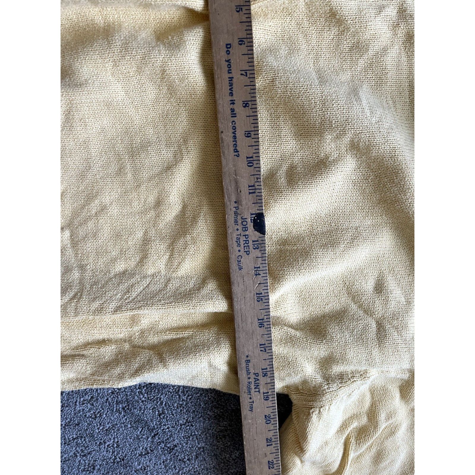 Talbots VINTAGE Talbots Yellow Knitted Turtleneck Sweater Long Sleeve Women L Cable Adult Large Yellow Womens Size L Cable Knit Pullover 90s Size L / US 10 / IT 46 - 4 Thumbnail