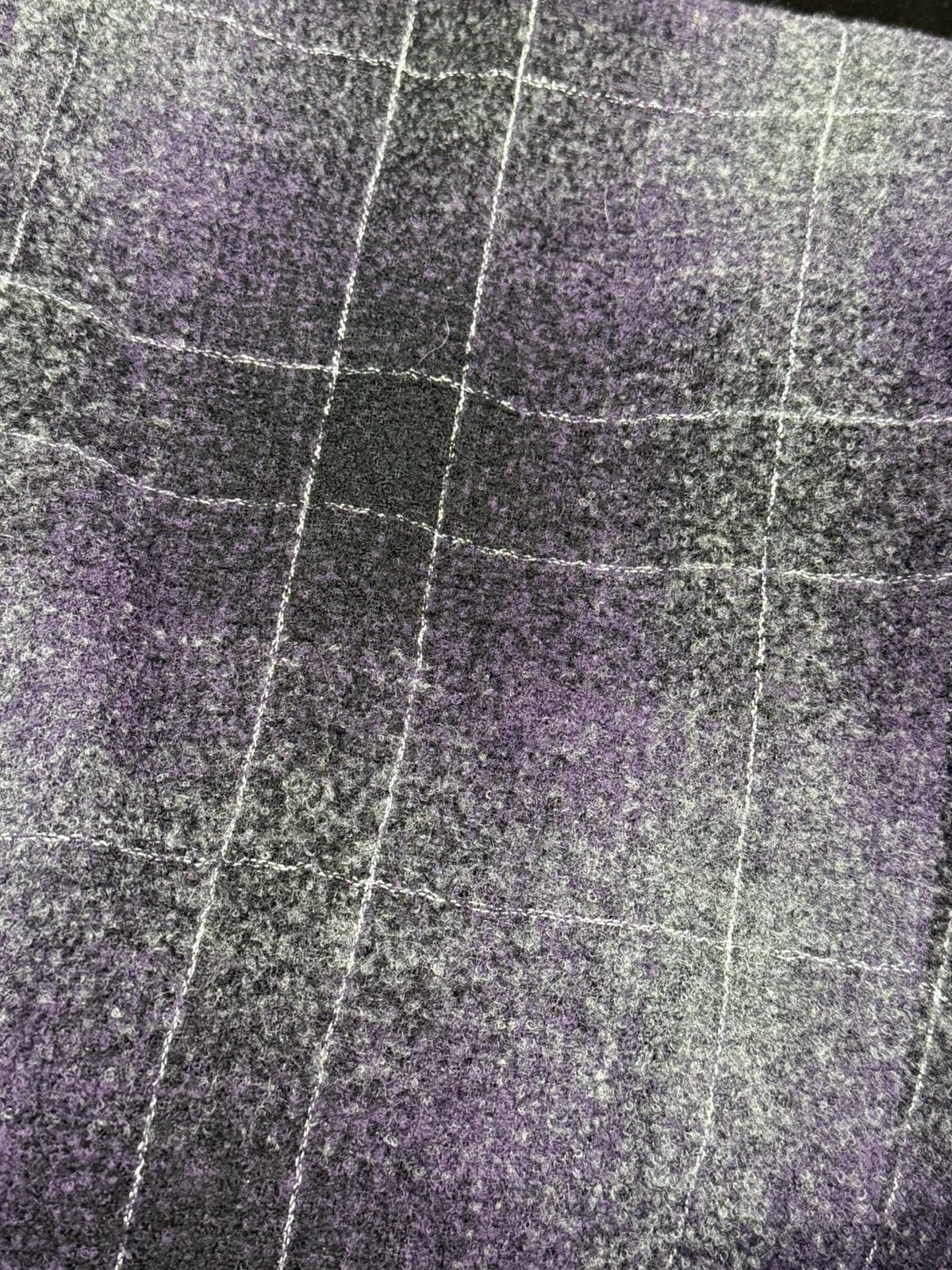 Needles Needles Embellished Checked Wool-Blend Flannel Trousers [M] Size US 30 / EU 46 - 9 Thumbnail
