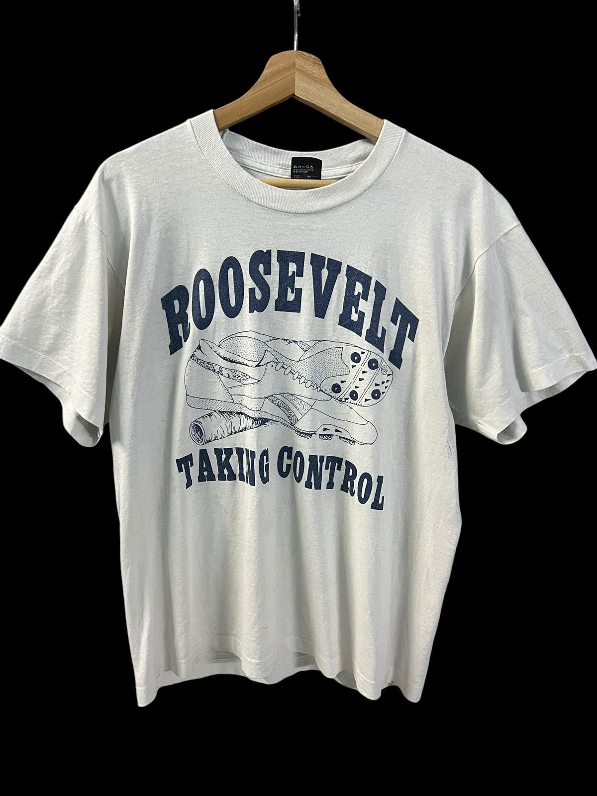 Vintage 90’s Roosevelt Taking Control Tee Size US M / EU 48-50 / 2 - 1 Thumbnail