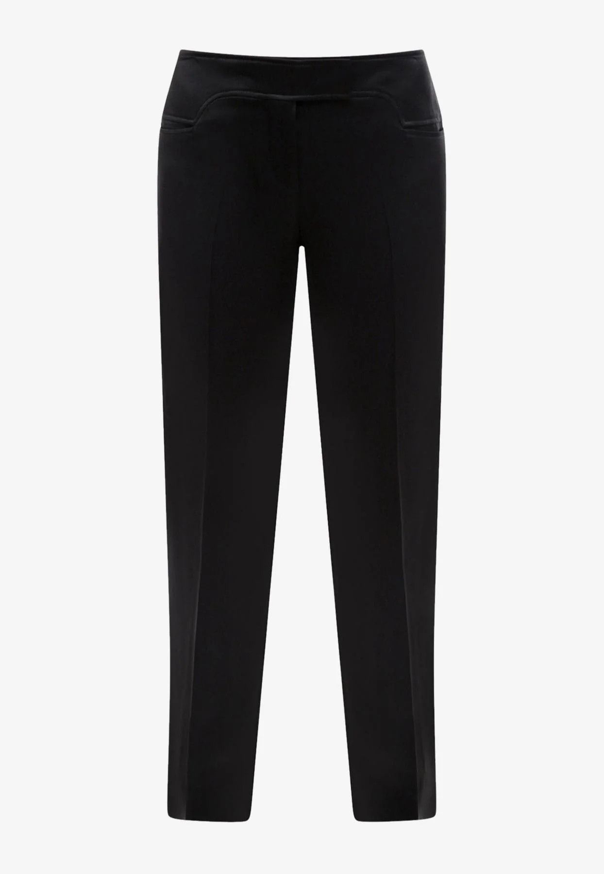 Tom Ford o1loc1c0325 PAW514 Satin Pant in Black Size 25" / US 0 / IT 36 - 1 Thumbnail