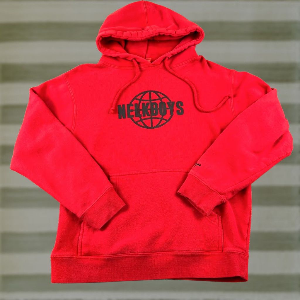 Vintage Full Send Nelk Boys Hoodie Mens Small Red Pullover Sweatshirt Hooded Pocket Knit Sweatshirt Crew Neck Logo Embroidered Size US S / EU 44-46 / 1 - 1 Thumbnail