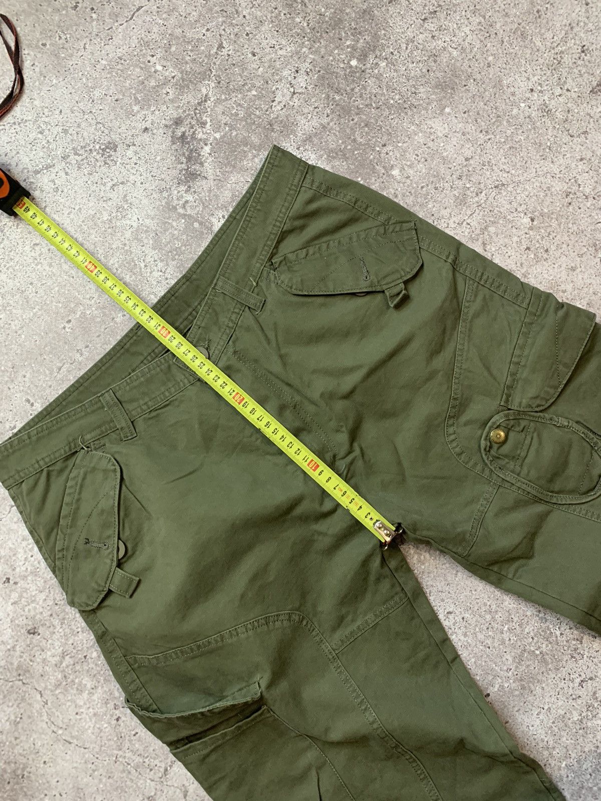 Japanese Brand × Vintage Military Multi-Pocket Cargo Trousers like dolce gabbana polo Size US 36 / EU 52 - 9 Thumbnail