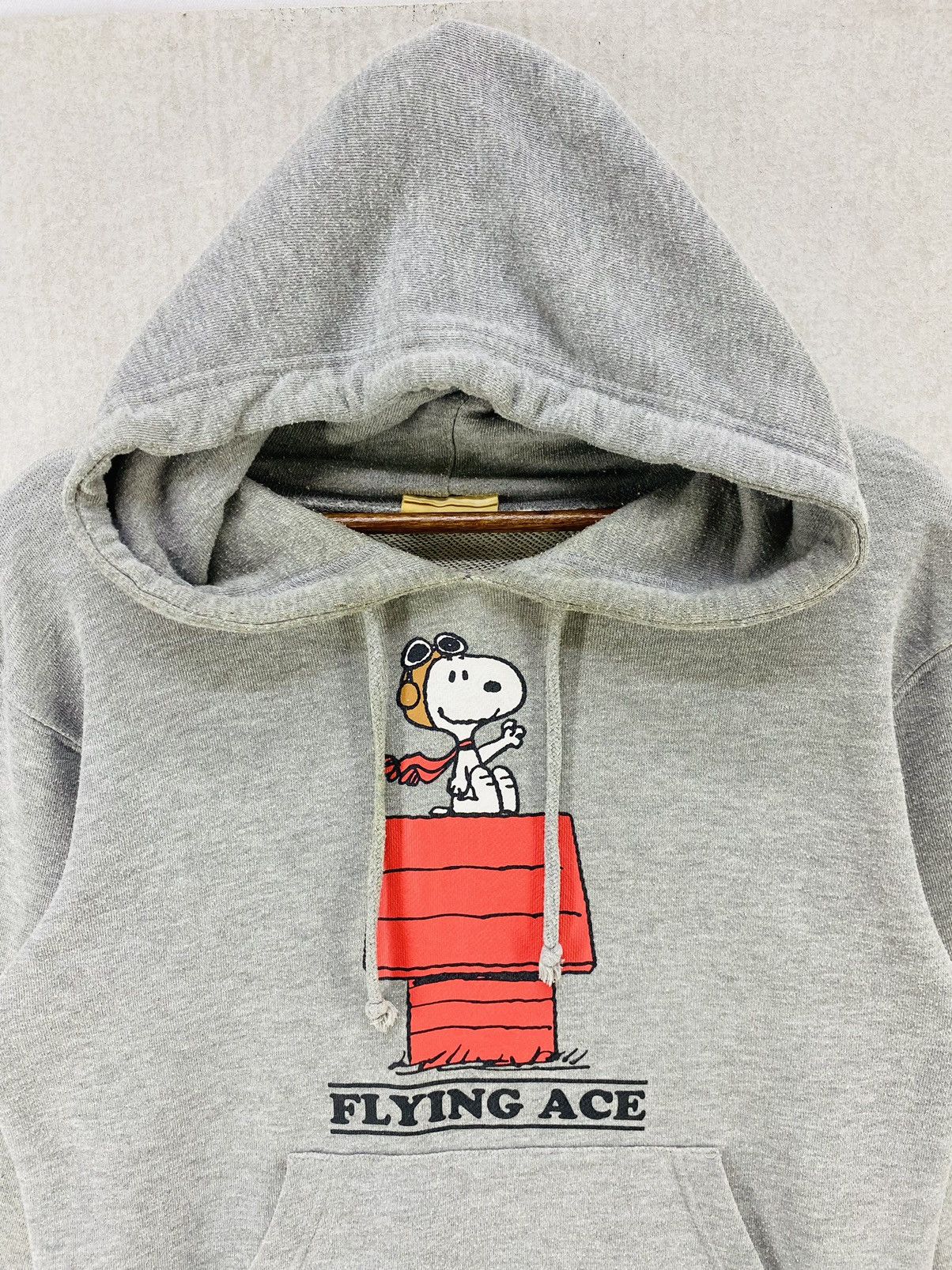 Cartoon Network × Peanuts × Vintage Vintage Snoopy Flying Age Hoodie Big Logo Pullover Crewneck Size US L / EU 52-54 / 3 - 4 Thumbnail
