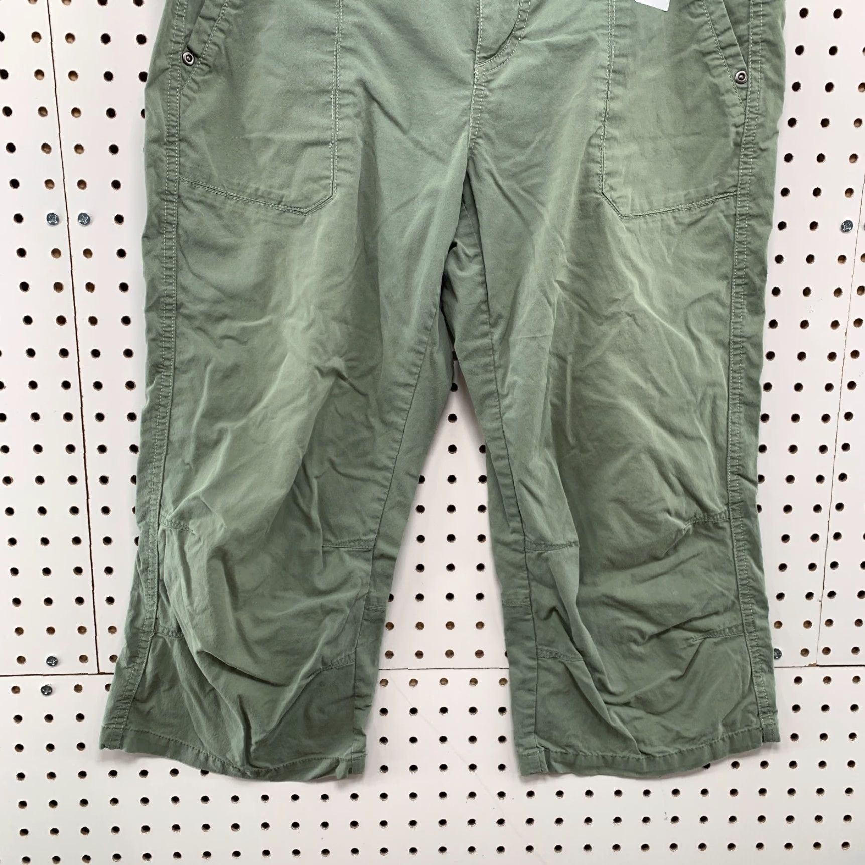 Vintage Kuhl Hiking Crop Cargo Pants Womens Size 10 Green Outdoor Hike 32x20 Size 32" / US 10 / IT 46 - 5 Thumbnail