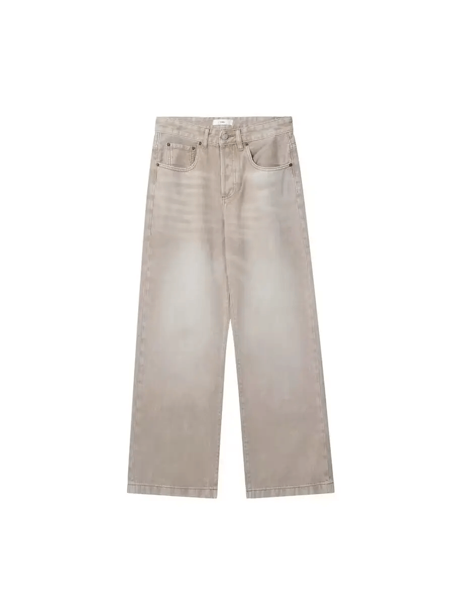Jean × Vintage Retro apricot baggy street hip hop Y2K jeans Size US 30 / EU 46 - 5 Thumbnail