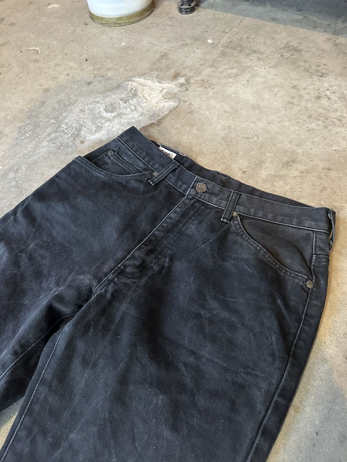 Japanese Brand × Lee × Vintage Lee Black Flared Vintage Denim Size US 30 / EU 46 - 8 Thumbnail