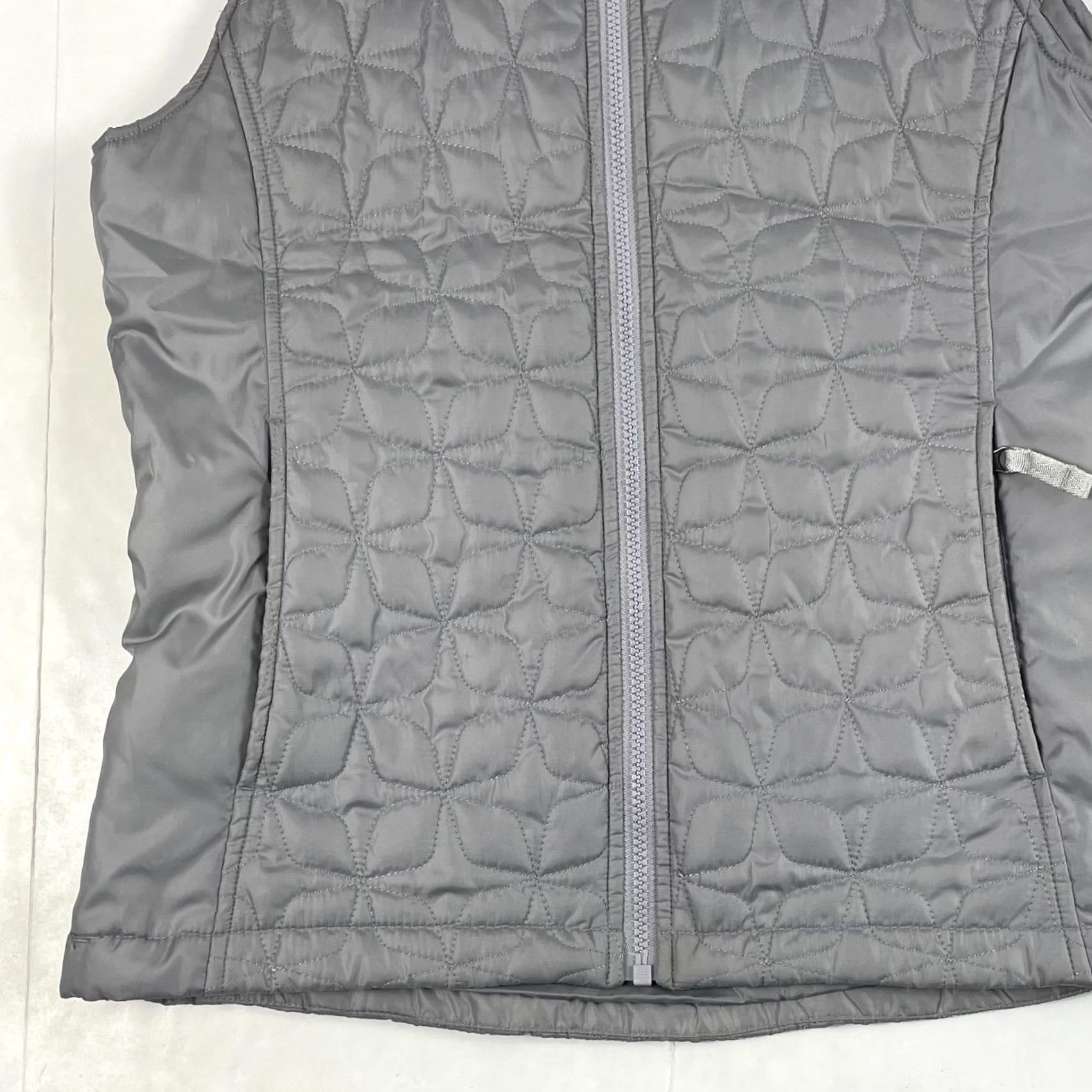 The North Face The North Face Vest Women Medium Gray Thermoball Puffer Full Zip Trekking Skiing Size M / US 6-8 / IT 42-44 - 5 Thumbnail