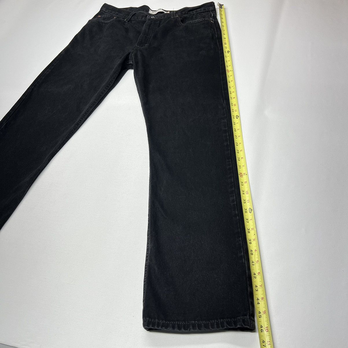 Levi's × Vintage Levis Jeans Black 505 Regular Fit Straight Denim Faded Size US 38 / EU 54 - 15 Thumbnail